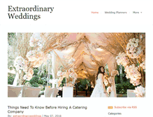 Tablet Screenshot of extraordinaryweddings.net